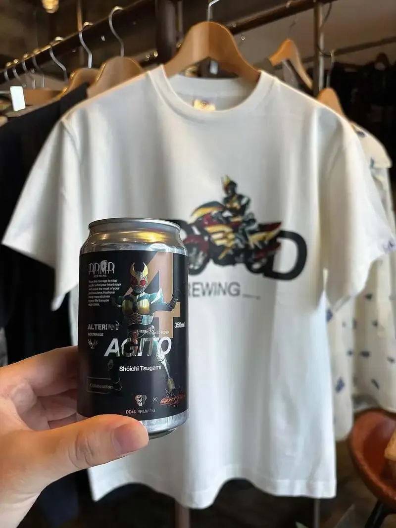 DD4D BREWING & CLOTHING STOREで仮面ライダーアギトのコラボ3種が開栓