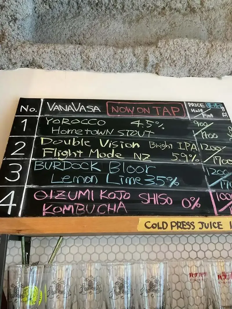 YOROCCO’s Home Town Stout is on tap at VANAVASA in Kamakura