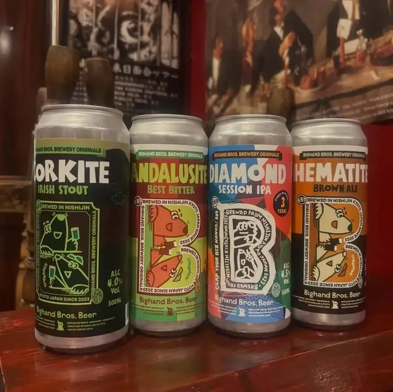 Pigalle Tokyo、京都Bighand Brosの缶を案内　Session IPAやBest Bitterも確認