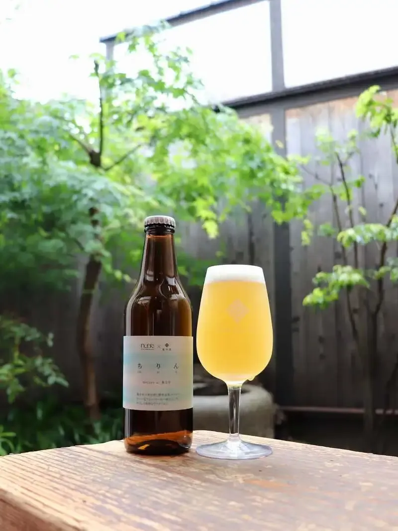 家守堂でKYOTO NUDE BREWERYコラボ「ちりん」開栓
