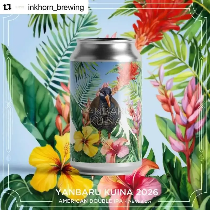 狛江のENJOY Coffee&BeerでInkhorn Brewingの5周年記念ビール「Purple Finch」を紹介