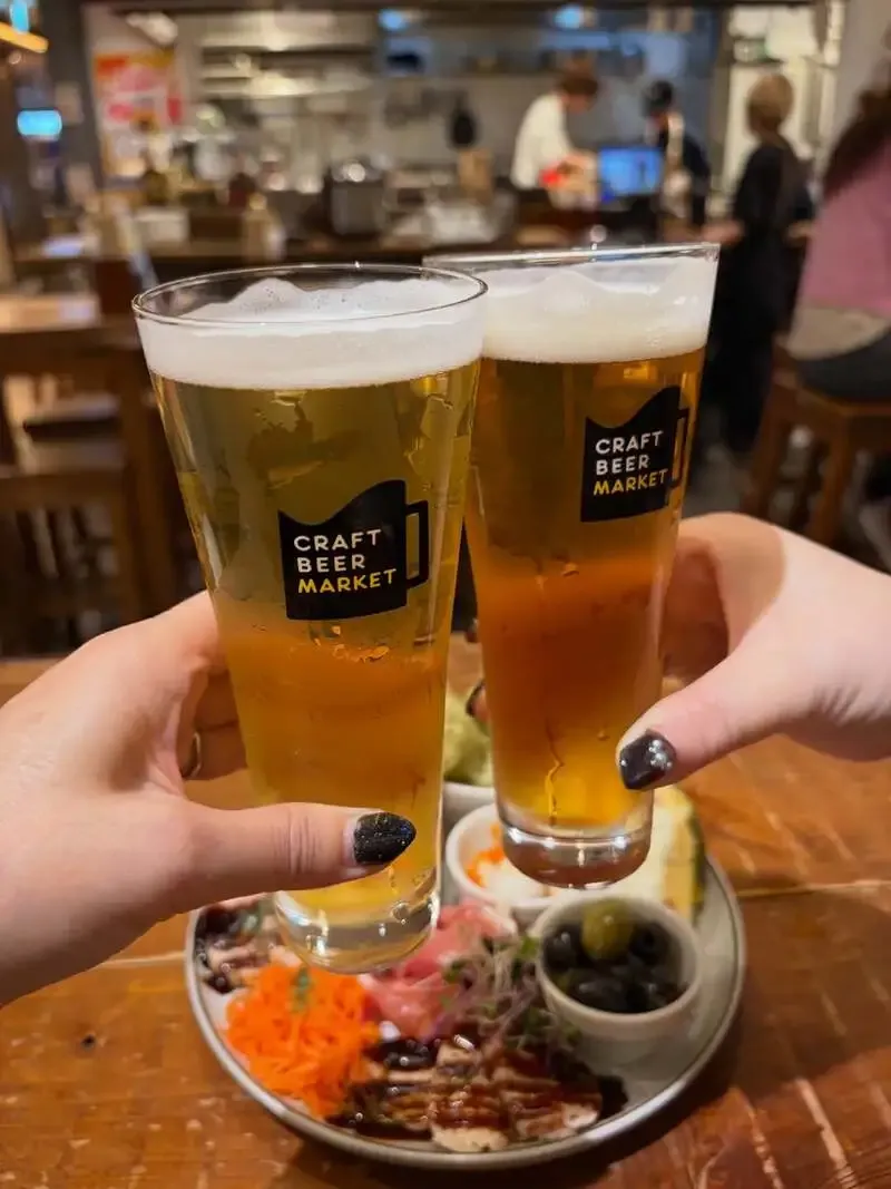 Craft Beer Market Lucua Osaka Offers 30 Draft Beers from ¥480
