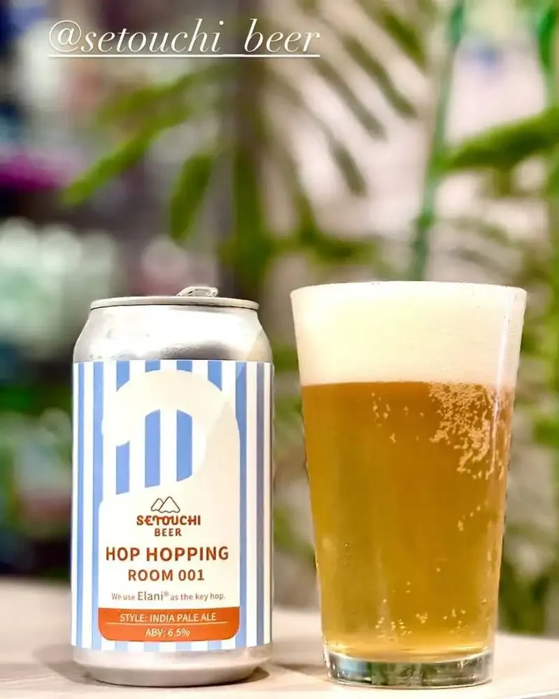 Taru TaruでSETOUCHI BEER『HOP HOPPING ROOM001』を提供
