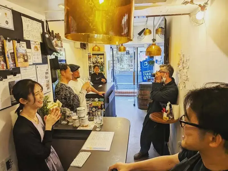 代官山のビビビ。でNAGANO BREWERYなど10ブルワリーがオンタップ