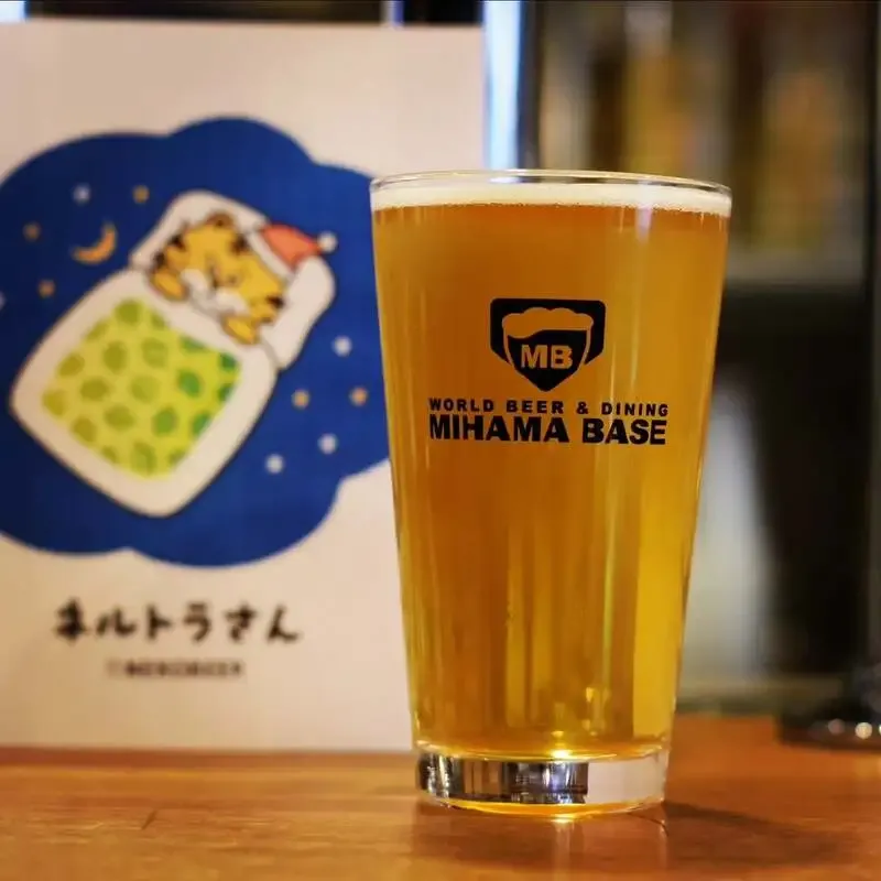 稲毛海岸のMIHAMA BASEでNEKOBEER「ネルトラさん」開栓、樽生9種に