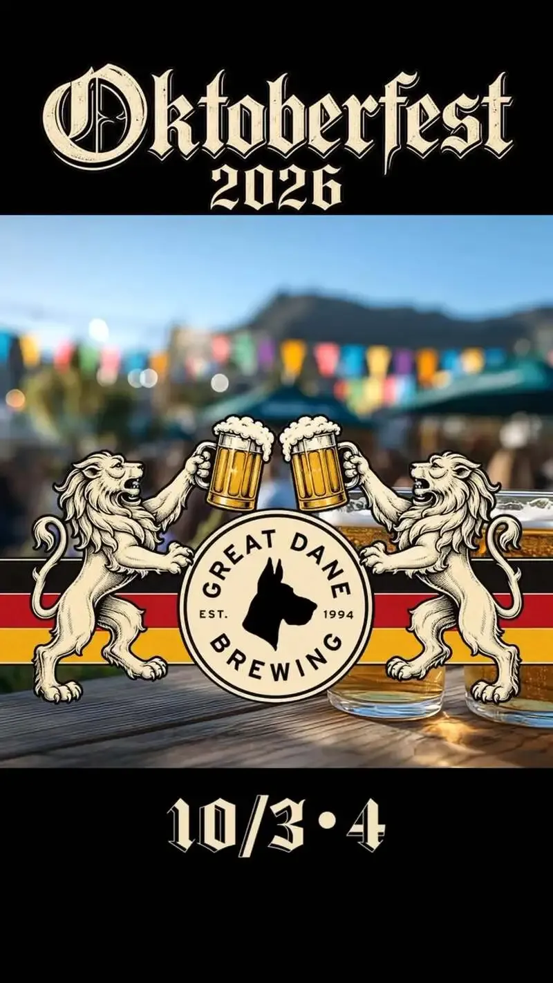 Great Dane Brewing to Host Oktoberfest 2026 in Akiu on October 3–4