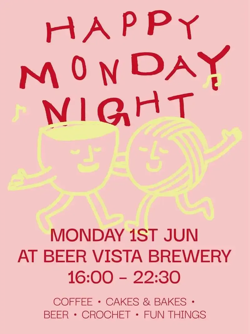 Beer Vista Brewery to Hold Coffee and Baked Goods Event "HAPPY MONDAY NIGHT" on June 1