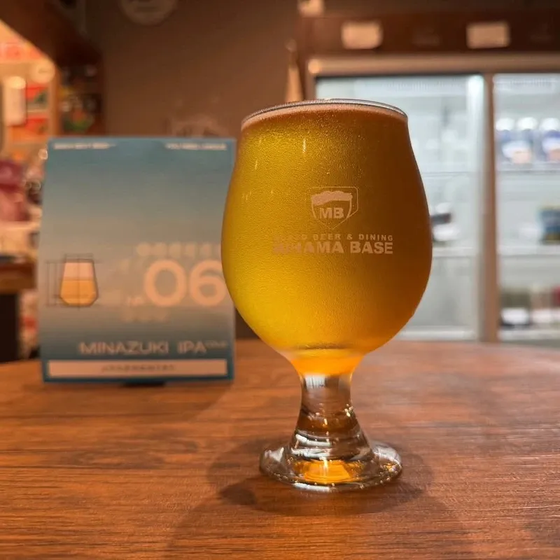 幕張のミハマベースでFARMENTRY『No.06 MINAZUKI IPA』が新規開栓