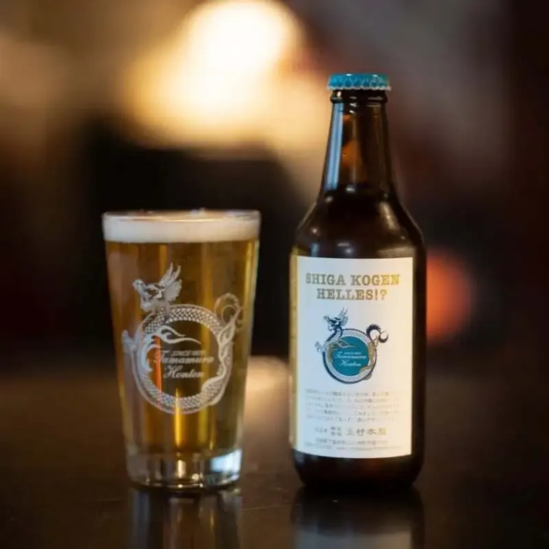 神田のKARAKURIで志賀高原ビール「Shiga Kogen Helles!?」を開栓
