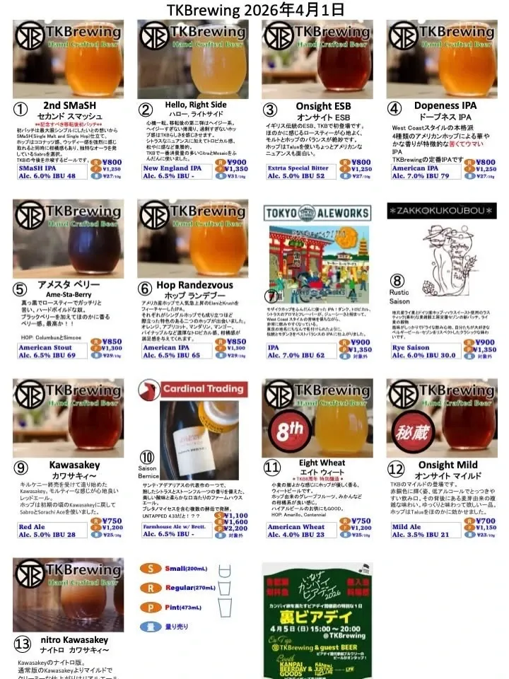 ティーケーブルーイング、4月も水曜営業を継続　川崎の直売所新体制が定着