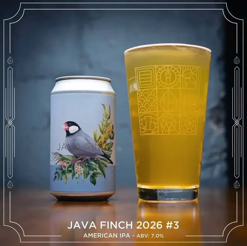 ルクア大阪店でInkhorn Brewing「Java Finch 2026」を提供