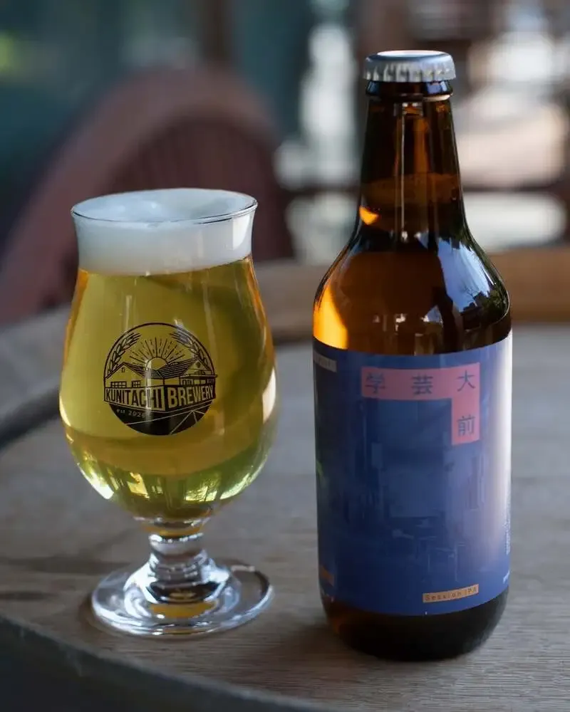 麦酒堂かすがいで「学芸大前」Session IPA開栓、国立で味わう春の一杯