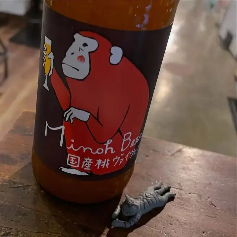神田KARAKURIに箕面ビール『桃ヴァイツェン(早生)』がボトル入荷