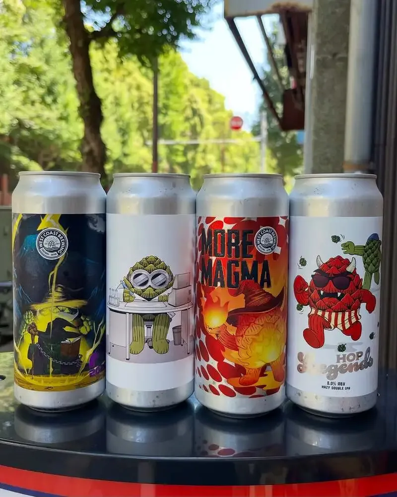 SUPER PIZZA adds four West Coast Brewing hazies