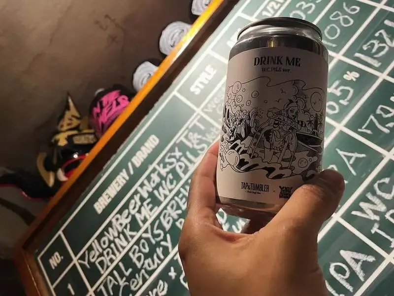 TAP&GROWLER下北沢で掛川ファーム「Dank Hop IPA」開栓