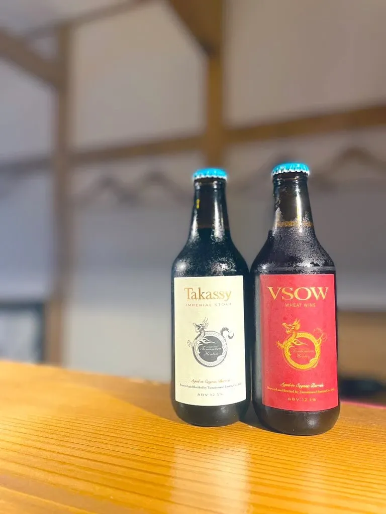 亀戸のGRANDPA FISH & CHIPSに志賀高原ビールの熟成ボトル2種入荷