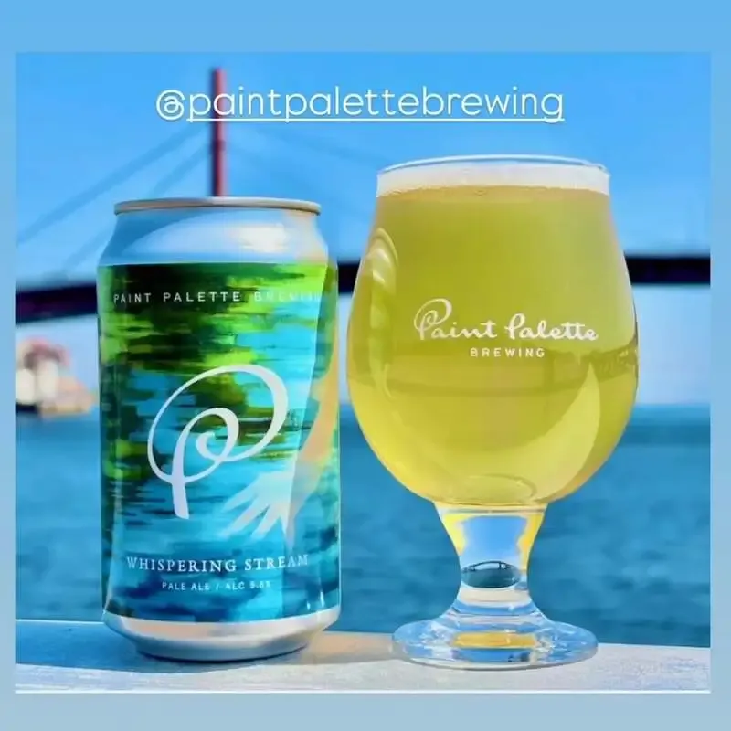 craft beer BLUE taps BREWMIN' and PAINT PALETTE BREWING