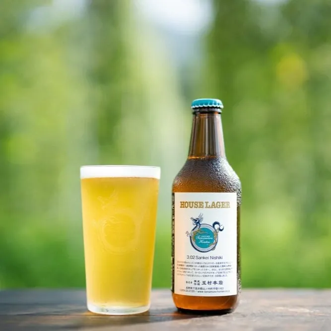 ビアスペース オンタップで志賀高原ビール「HOUSE LAGER 3.02」開栓