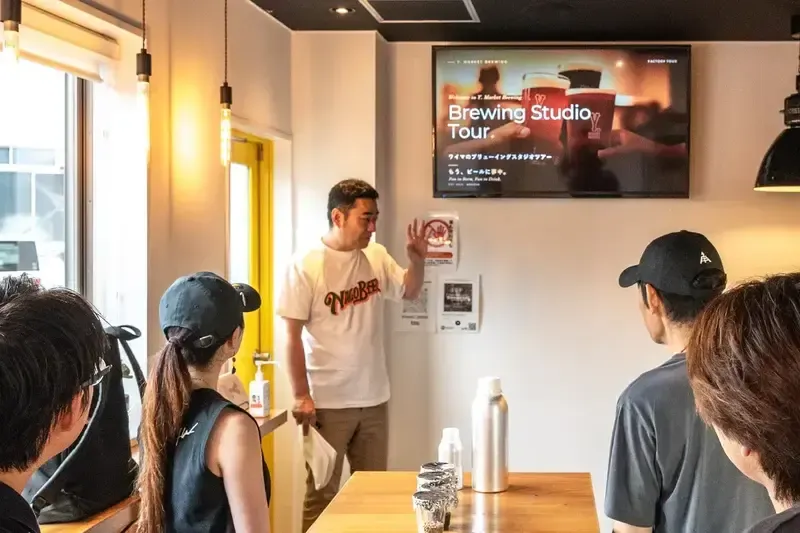 Y.MARKET Brewing shares guide to its monthly factory tour in Nagoya