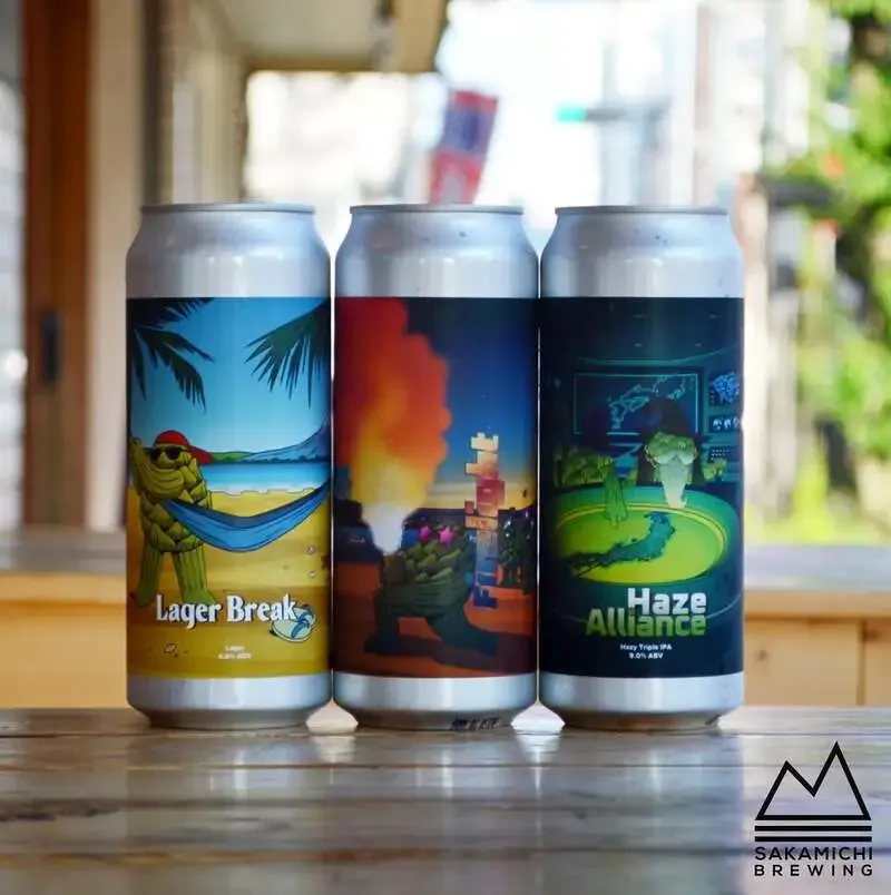 Sakamichi Brewing highlights WCB’s 7th-anniversary beers Lager Break and Firelight