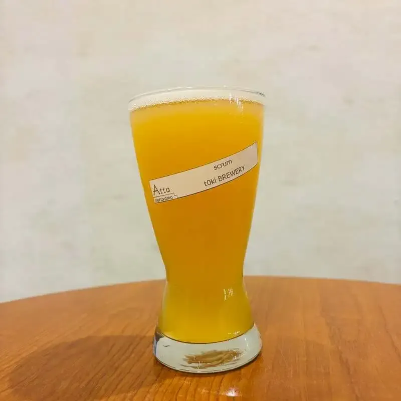 At Atta maruyama, t0ki BREWERY's "Scrum v2.0" from Sado Island and more are on tap