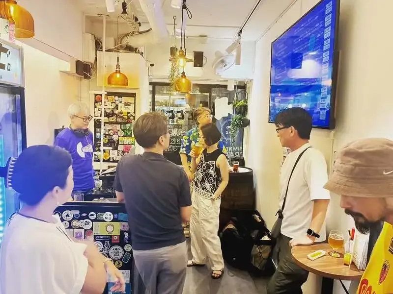 Bibibi. in Daikanyama shares a nine-item domestic tap lineup after DJ night
