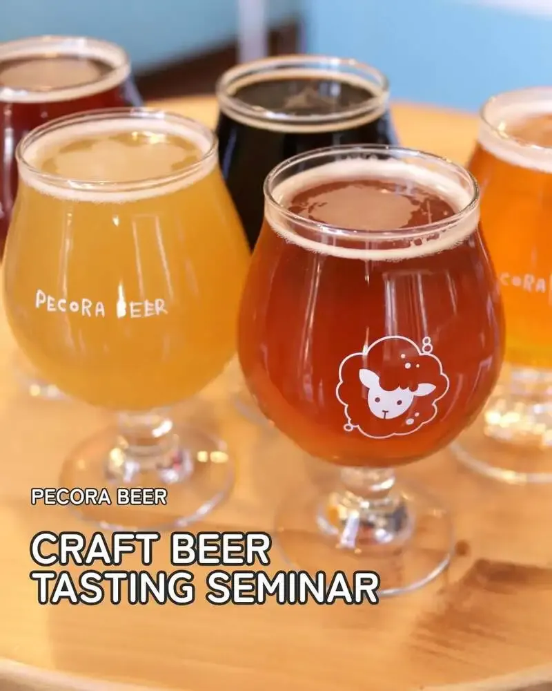 ペコラビール、川崎の併設店で4種飲み比べのテイスティングセミナー開催