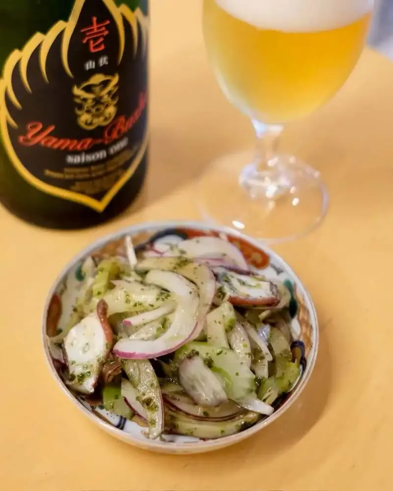 PEPOWN in Chigasaki Pairs Yamabushi I Saison one with Octopus Marinade