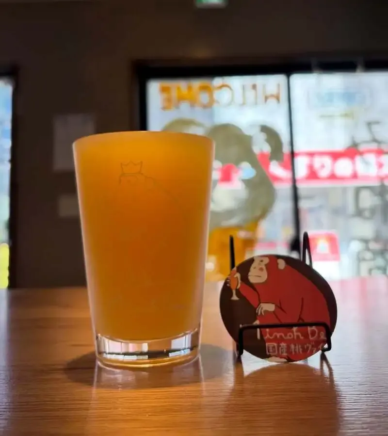 浦安のみね商店で箕面ビール「桃ヴァイツェン」早生Ver.を提供
