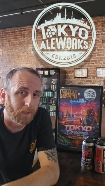 Tokyo AleworksでVallejo BrewingのコラボIPA「Tokyo Dreams」を開栓