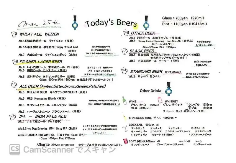 神楽坂Craft Beer Server Landでスワンレイク「ミエルブラン」開栓