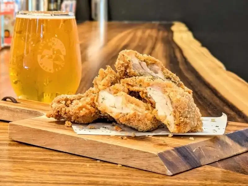 Yokohama Bay Brewing Yokohama Front shop lists herb chicken cutlet and limited bonito yukke for July 15