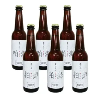 岸和田ビール、酒粕を使った冬季限定フレーバー「粕舞」6本セットを発売