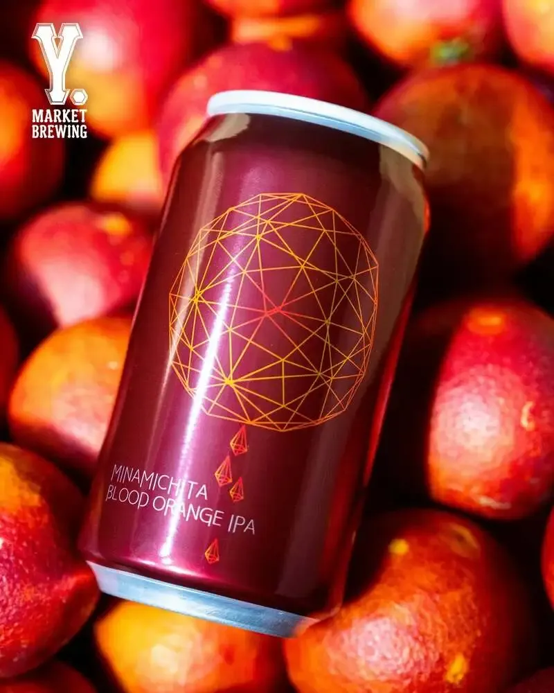 Y.MARKET BREWING KITCHENで南知多ブラッドオレンジIPAが新発売