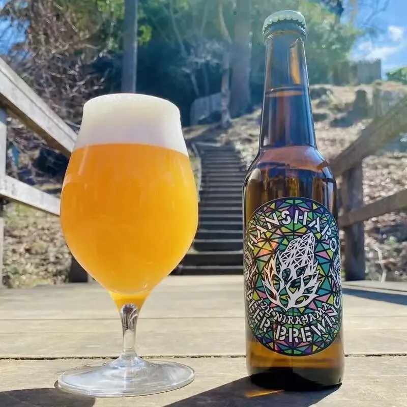 YELLOW APE CRAFTで反射炉ビヤ「Melon Weizen&Melon」が開栓