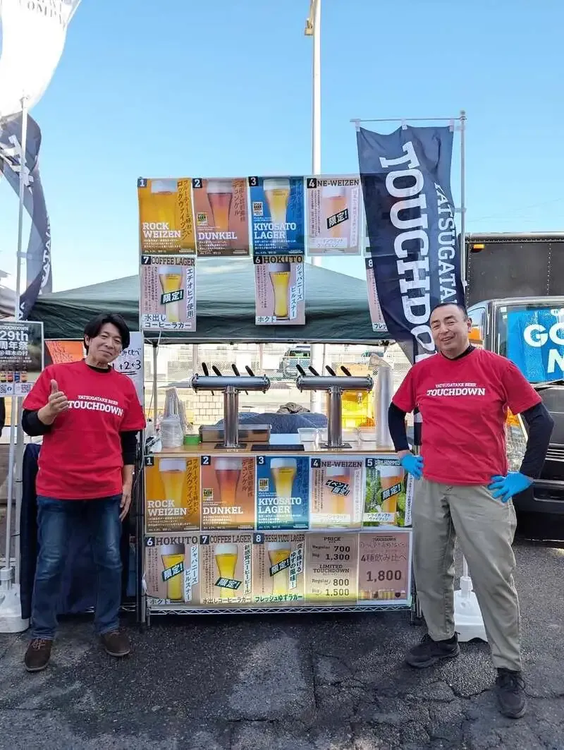 八ヶ岳ブルワリーが岐阜「BEER ROAD MINOKAMO」開幕に出店