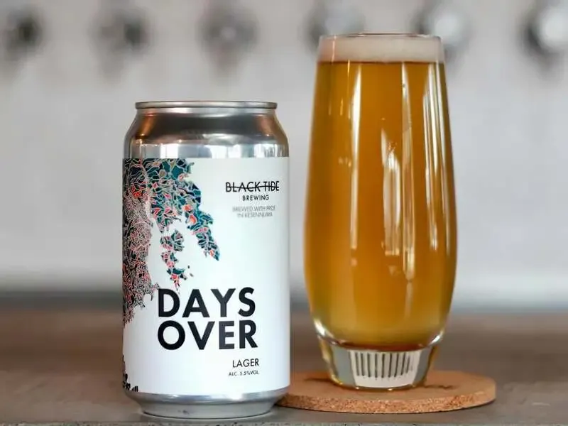 BLACK TIDE BREWINGでフルーツIPA「Horse」開栓　ラズベリーとプラム使用