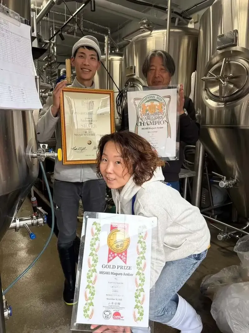 Miura Breweryの「MISAKI Maguro Amber」、IBC金賞とJBC2026銀賞を報告