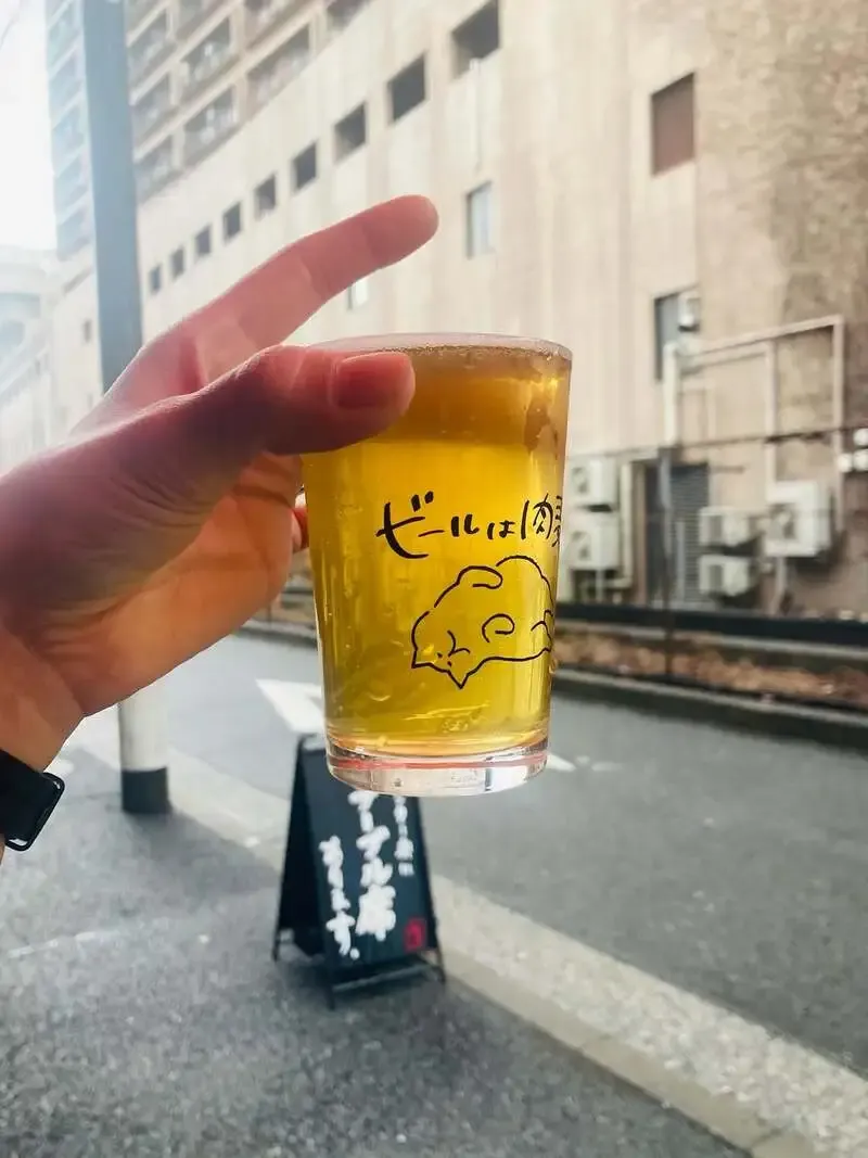 焼肉スタンド 肉と麦でヨロッコビール『Sky Walker IPA』を紹介