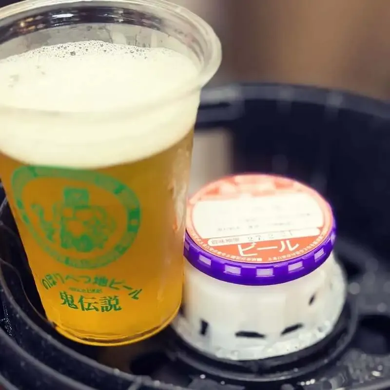 神田KARAKURIで鬼伝説ビール「シシ神鬼IPA」開栓、KBJ向けコラボ作