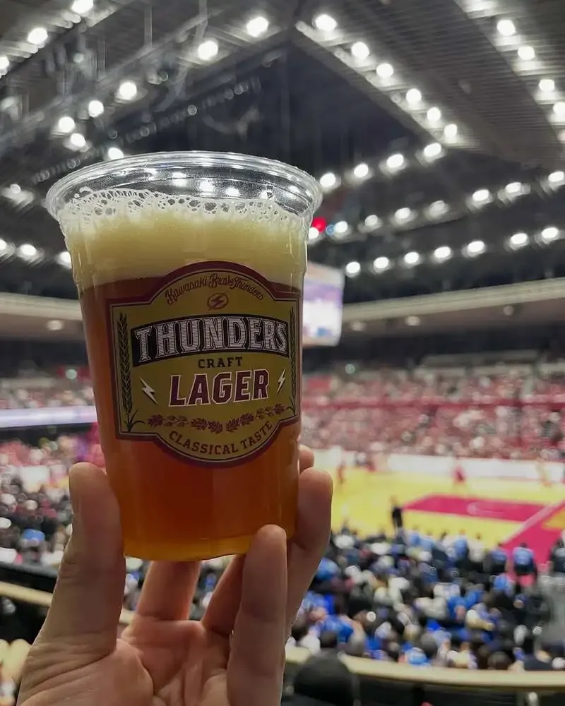 ペコラビールが川崎BT公式「THUNDERS LAGER」を開発・醸造