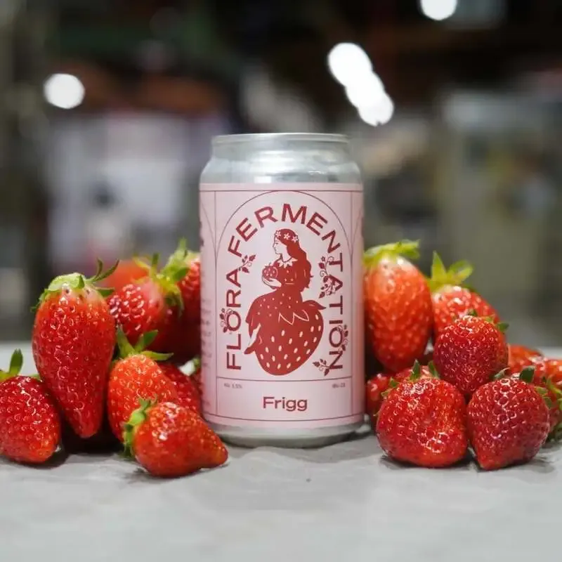 フローラファーメンテーションが新作「Frigg」を発売、地元いちごで仕込む春向けエール