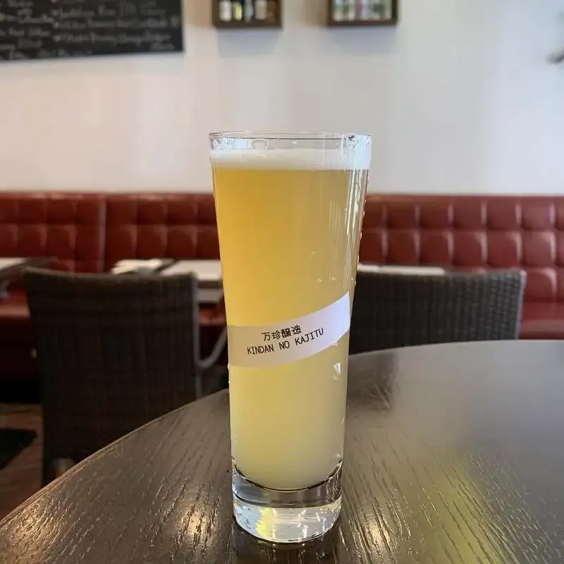 KEG-NAGOYAで万珍醸造「KINDAN NO KAJITU」開栓、ラフランス香る一杯