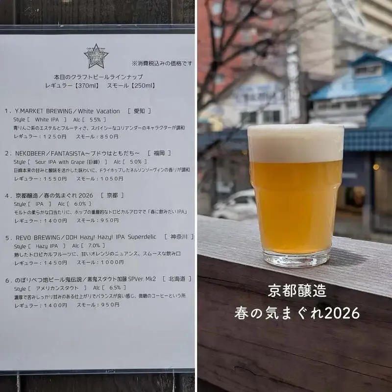 モヤモヤベースで1樽交代、京都醸造「春の気まぐれ2026」が開栓