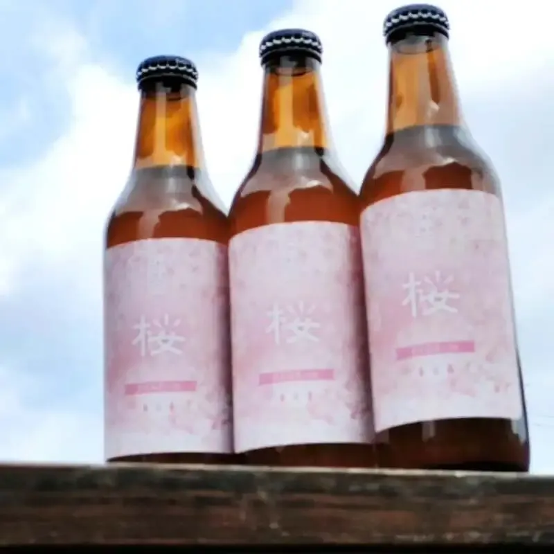 近江麦酒が限定醸造「さくらエール」を案内、ABV5.5%で春仕様