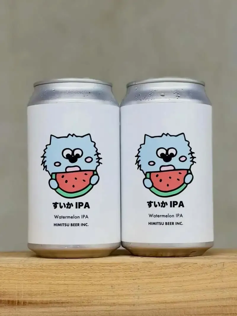 ひみつビール、北海道訪問の投稿で夏向け「すいかIPA」をリリース