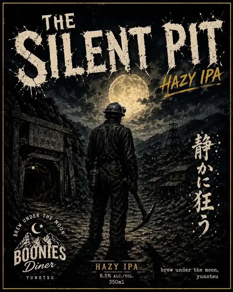 月灯リ下ノブリュワリー、店舗限定の新作ビール「SILENT PIT」を開栓