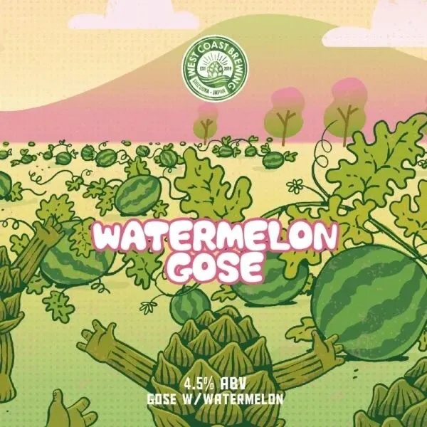 BEER&CRAFTでWEST COAST BREWINGのWatermelon Goseが開栓