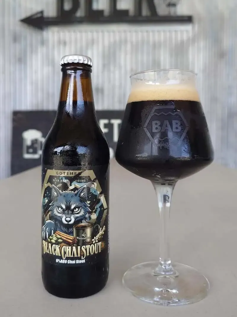 V Again Brewing Releases "BLACK CHAI STOUT" in Collaboration with BlackishGear
