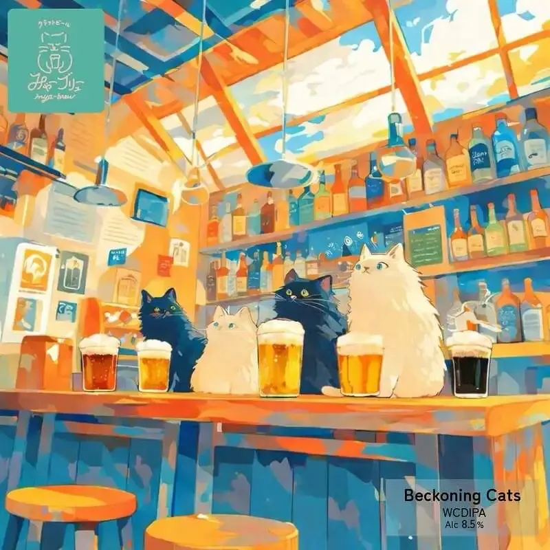 Beer Bar マーブルで「Beckoning Cats」開栓、みゃーブリュー新作WCDIPAが登場